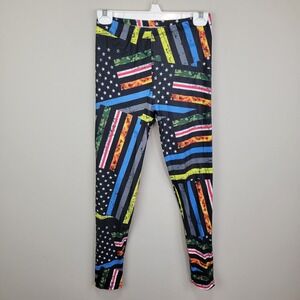Dren Designs First Responder Polyester Spandex Ankle Leggings Curvy Plus Size‎